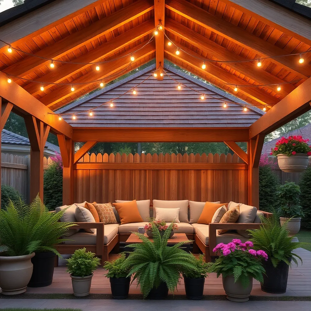 Add Cozy, Weatherproof Seating