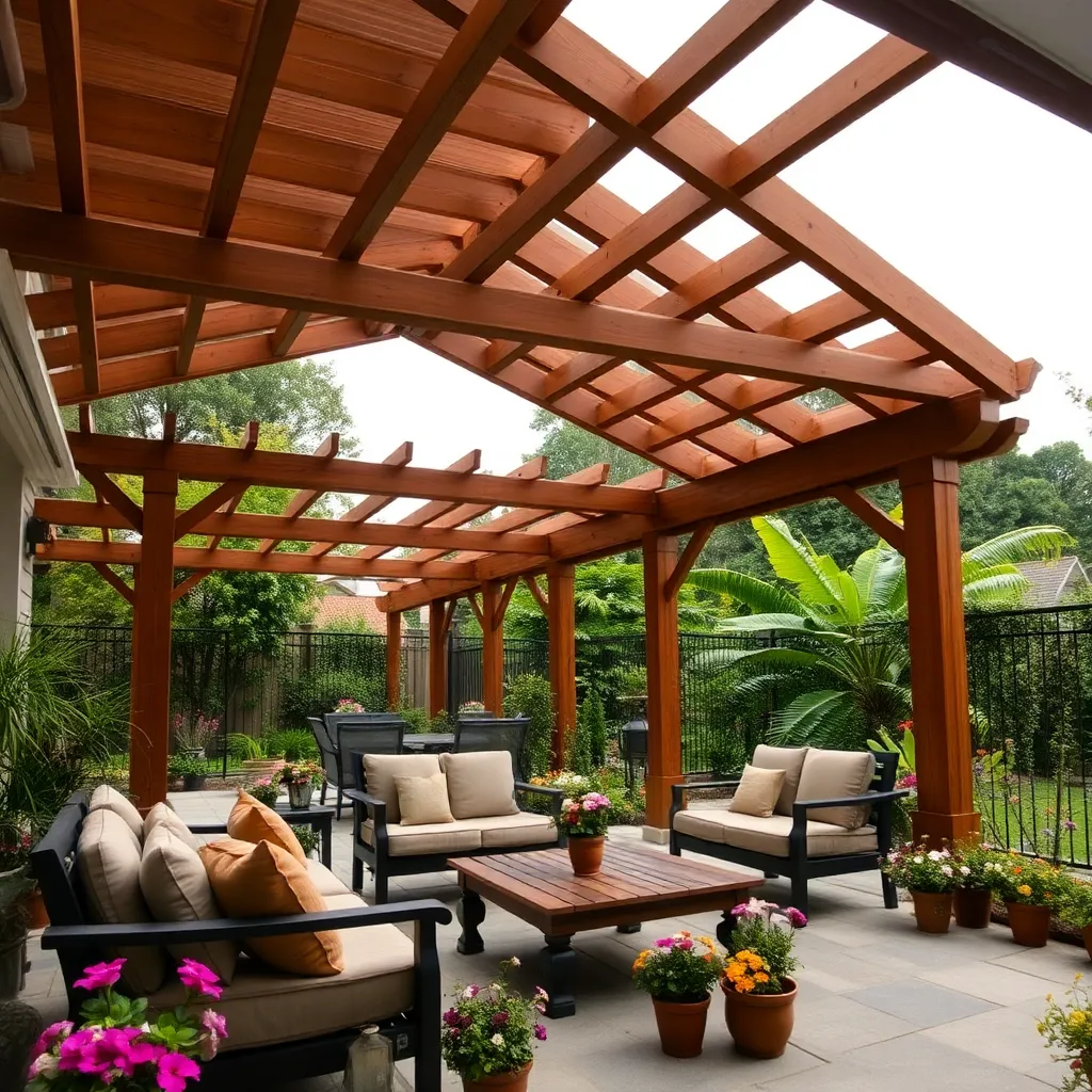 Install a Shade Structure Pergola