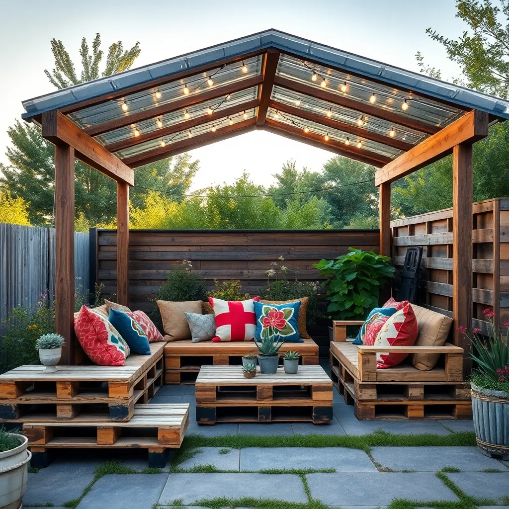 Utilize Pallets for Quick Structures