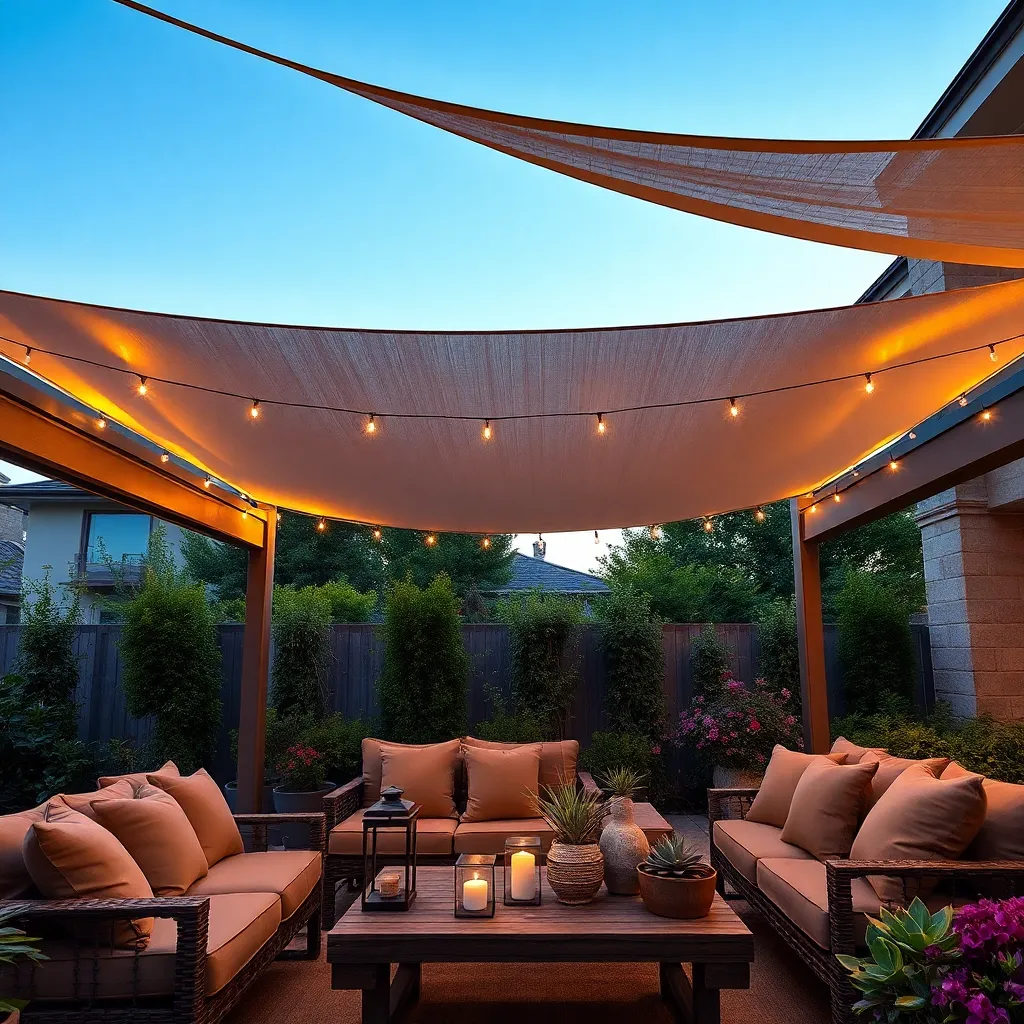 Install Solar-Powered Canopy Lights
