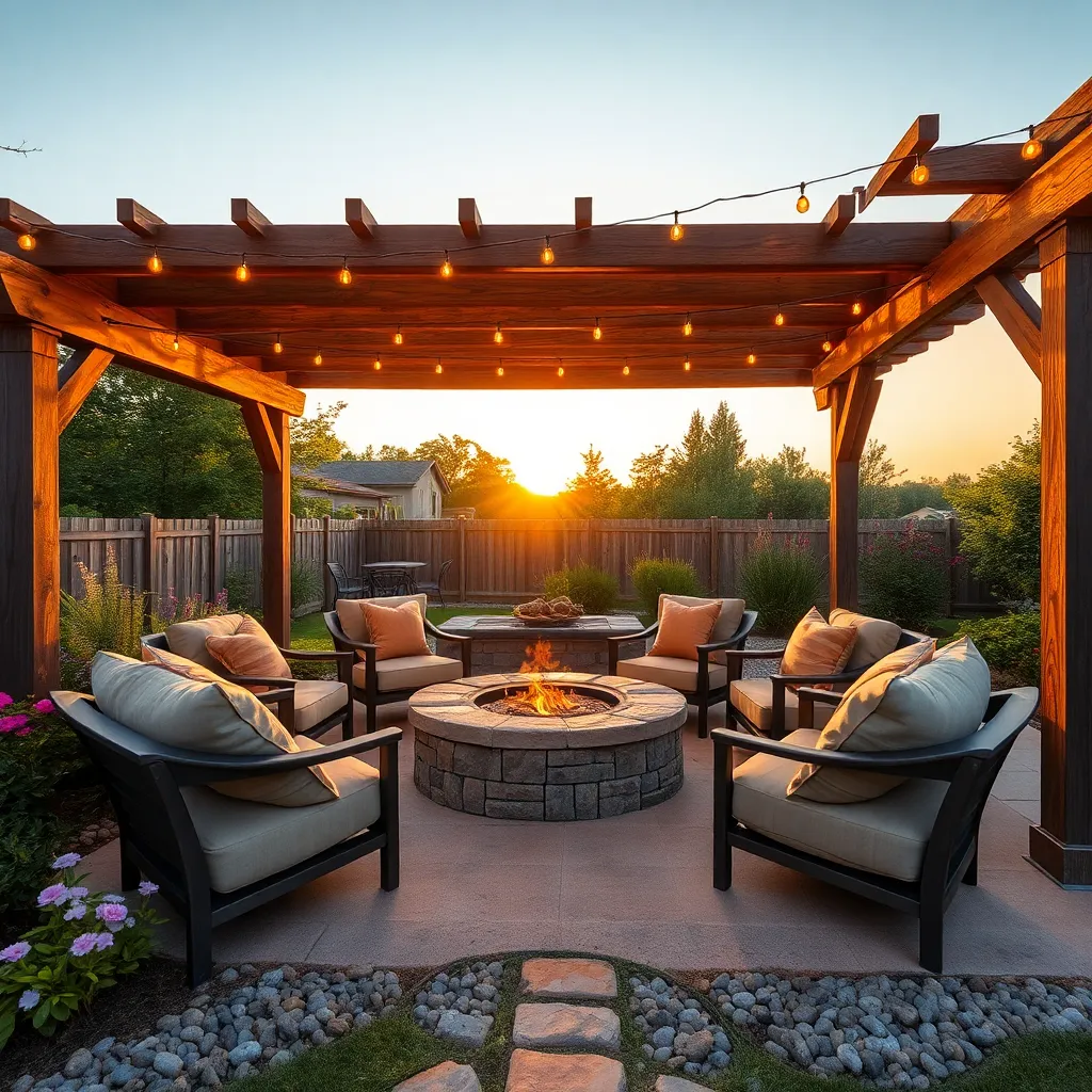 Design a Cozy Fire Pit Area