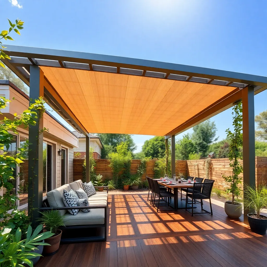 Install Adjustable Shade Structures