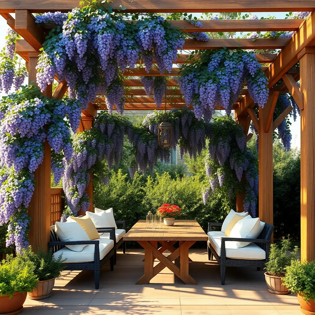 Incorporate Climbing Plants for Shade