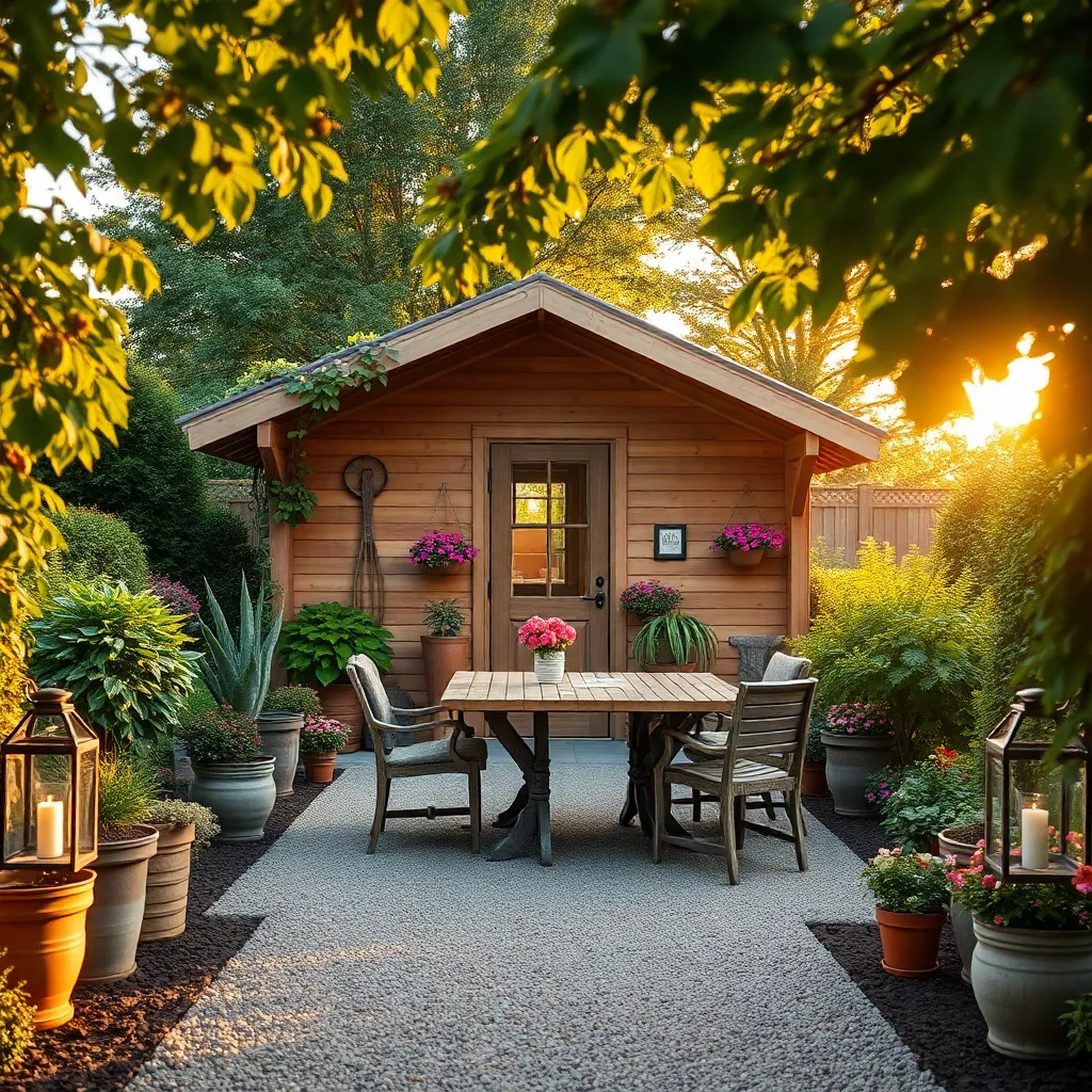 Chic and Functional Garden Sheds
