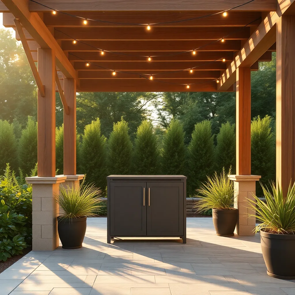 Install Weatherproof Storage Cabinets