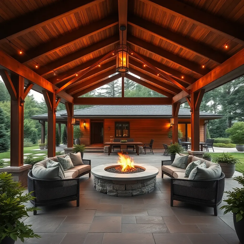 Designate Cozy Fire Pit Areas