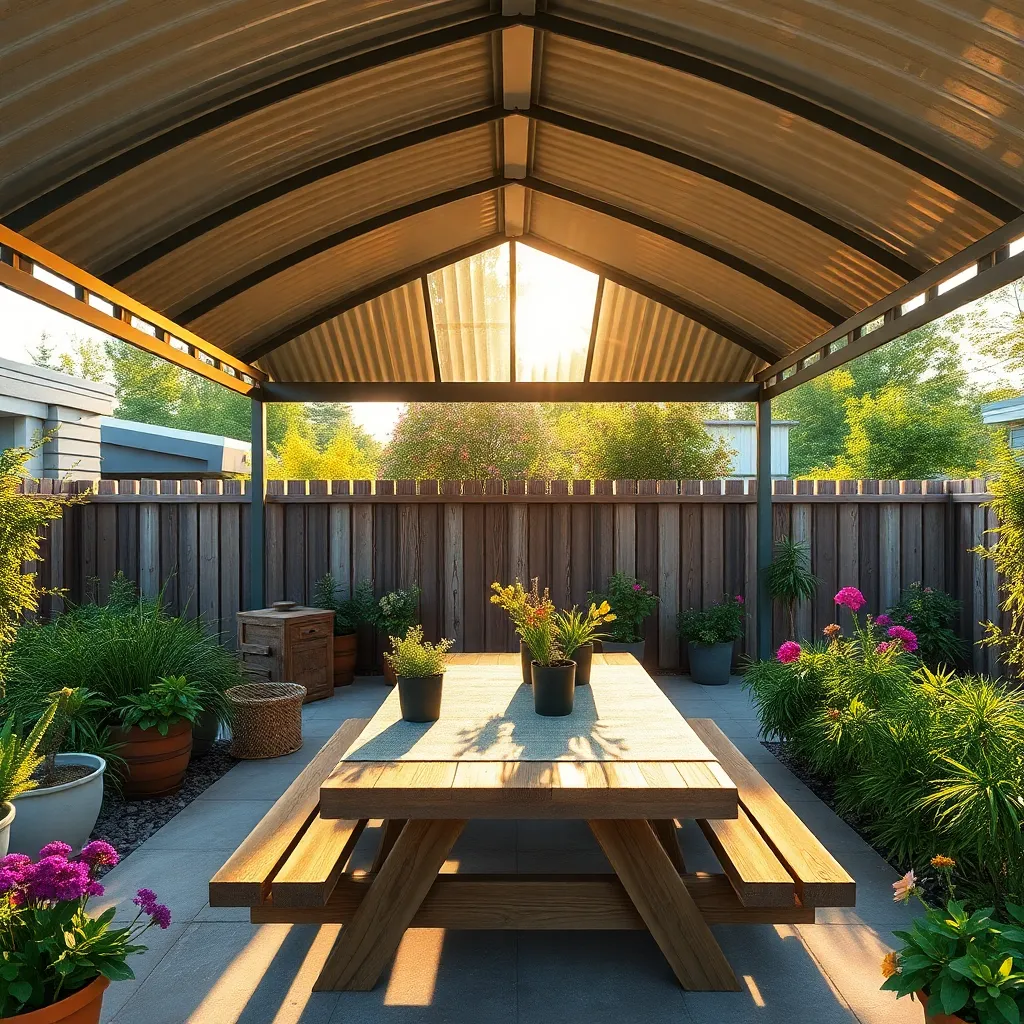 Build with Corrugated Metal Sheets