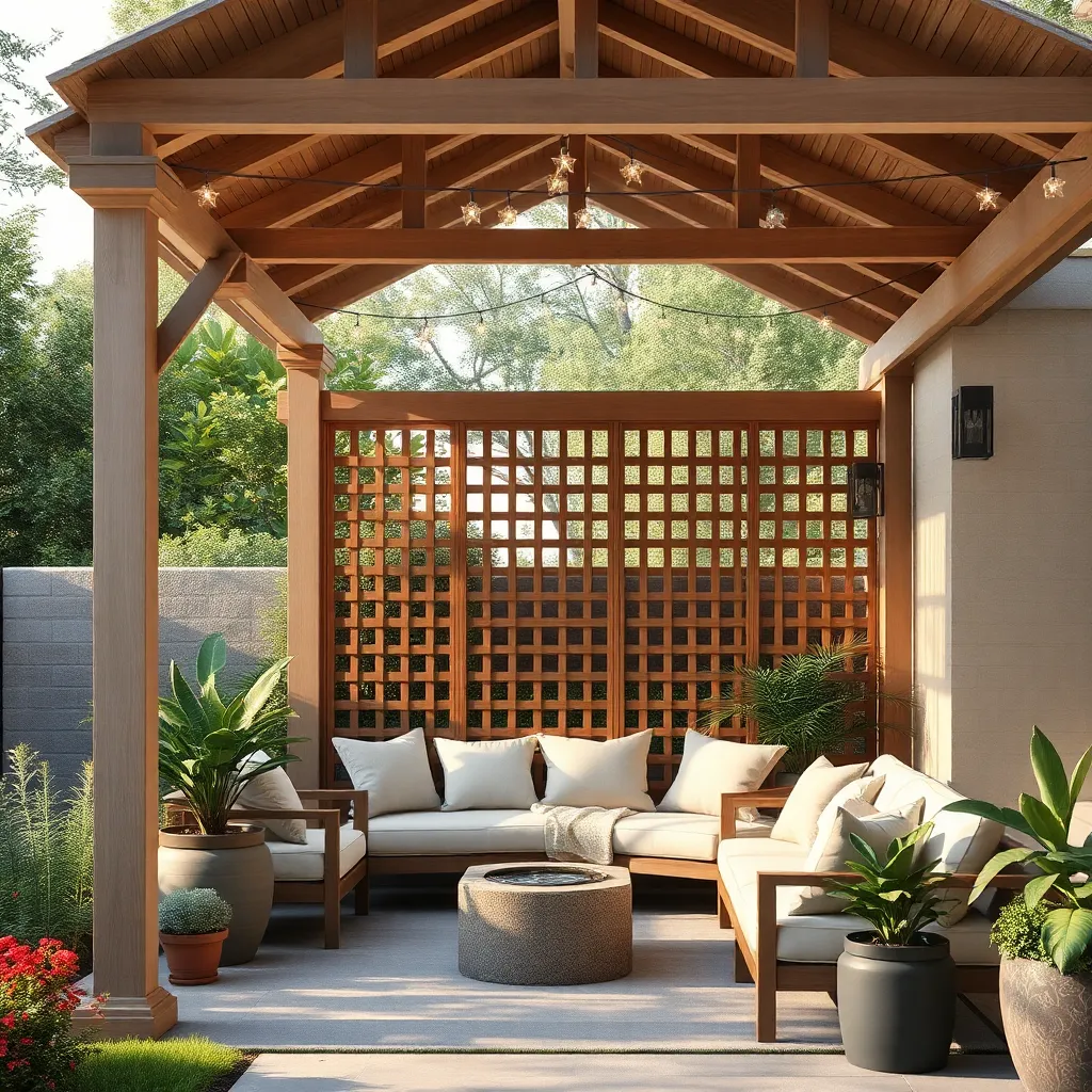 Add Privacy with Lattice Panels