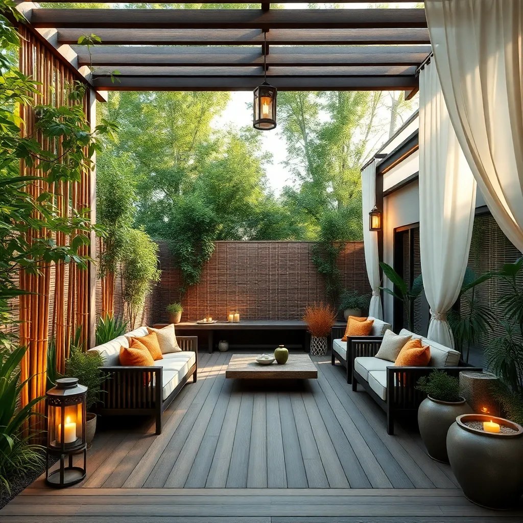Enhance Privacy with Bamboo Screens