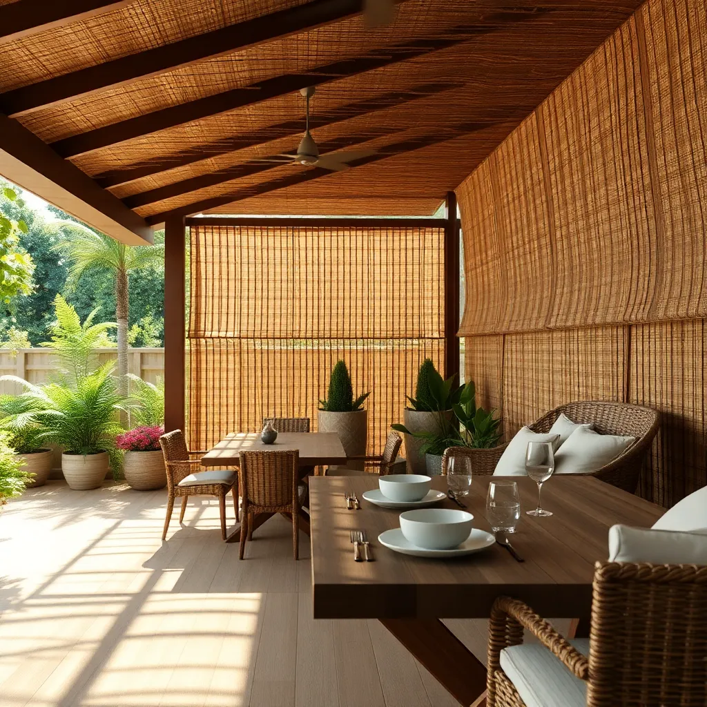 Use Bamboo Screens for Shade