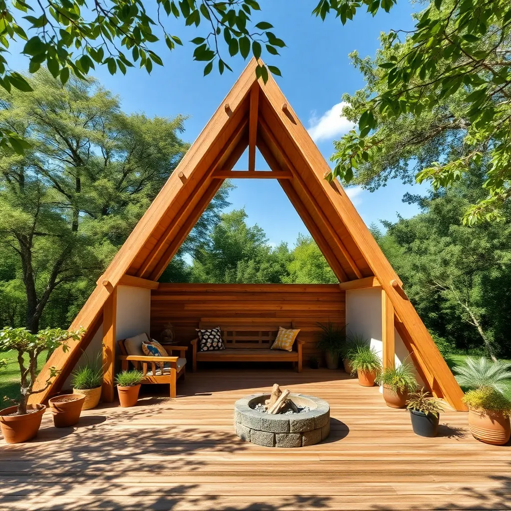 Building a Basic A-Frame Shelter