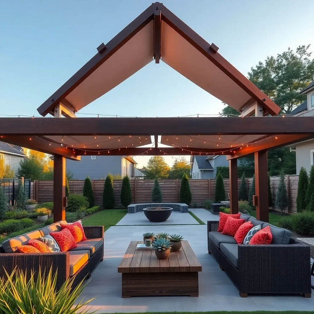 Incorporate Multi-Functional Pergolas