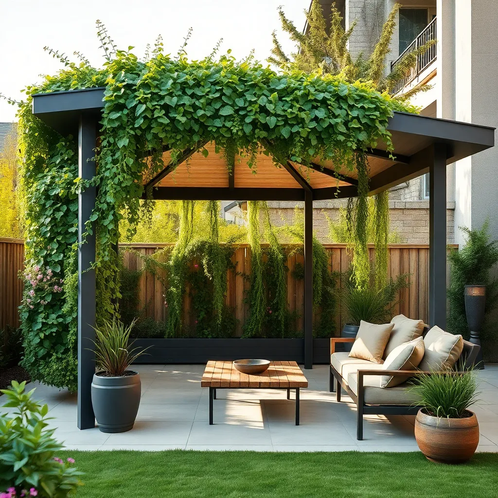 Integrate Vertical Gardens for Privacy
