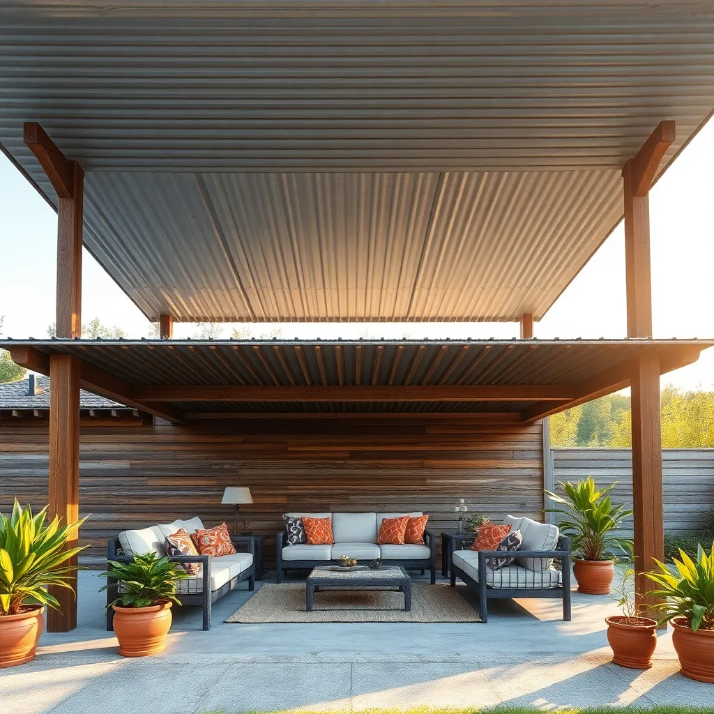 Build with Corrugated Metal Sheets