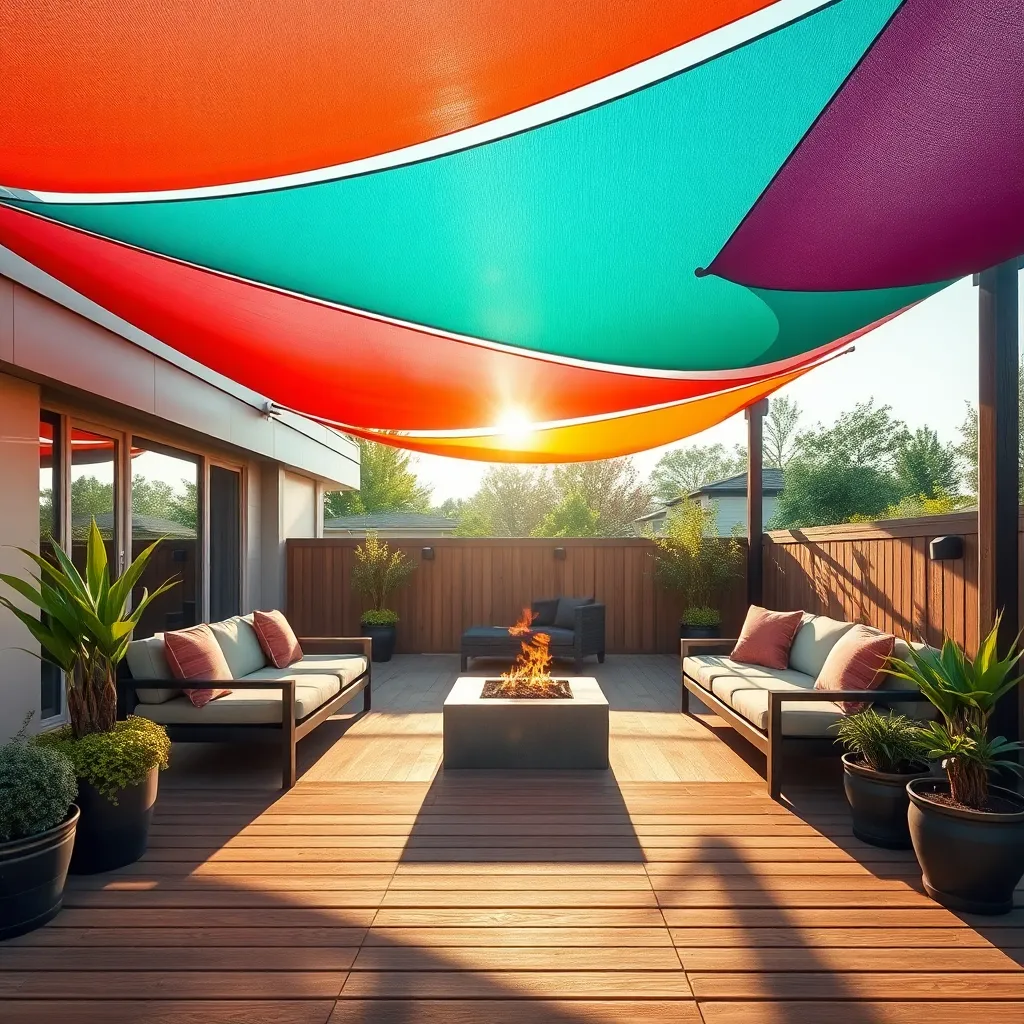 Incorporate Shade Sails Creatively