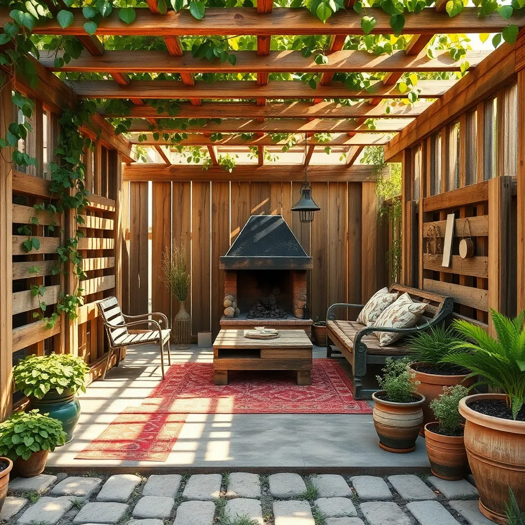 Upcycling Materials for Rustic Shelters