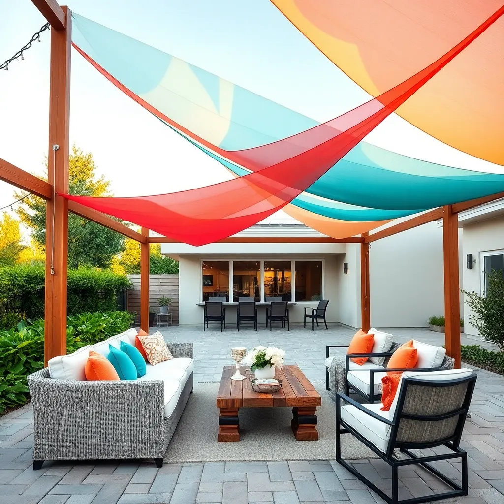 Use Shade Sails for Flexibility