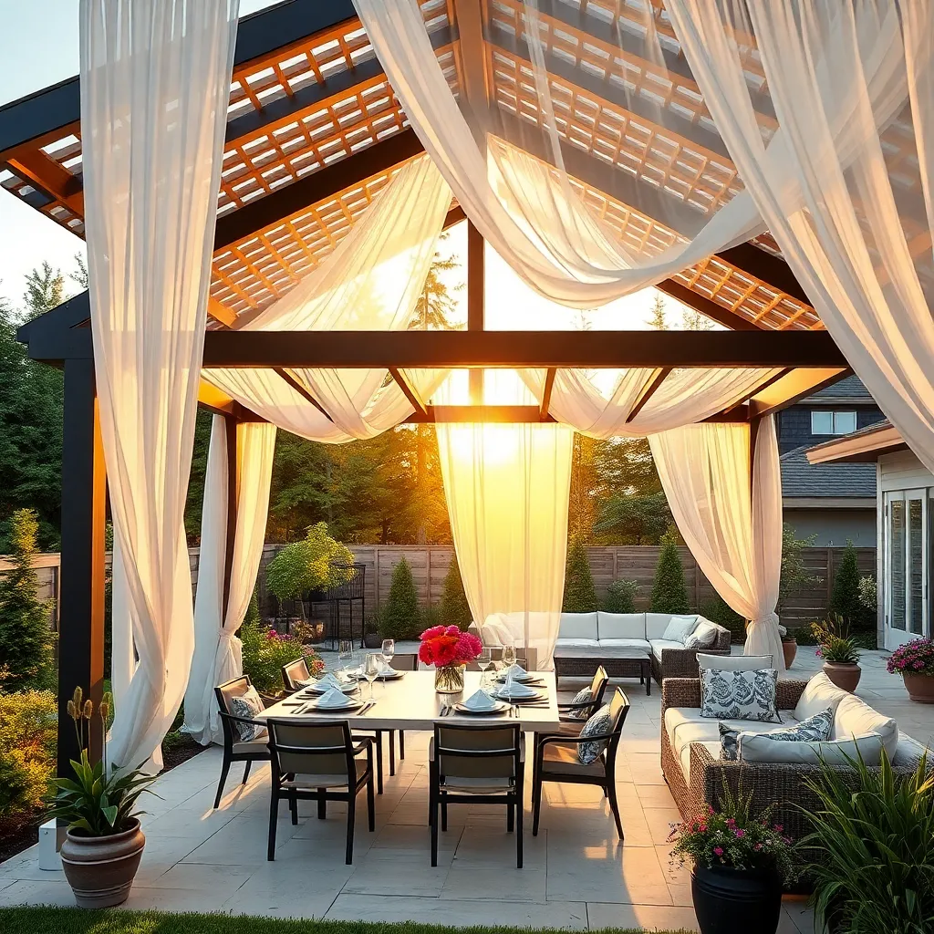 Incorporate Multi-Functional Pergolas