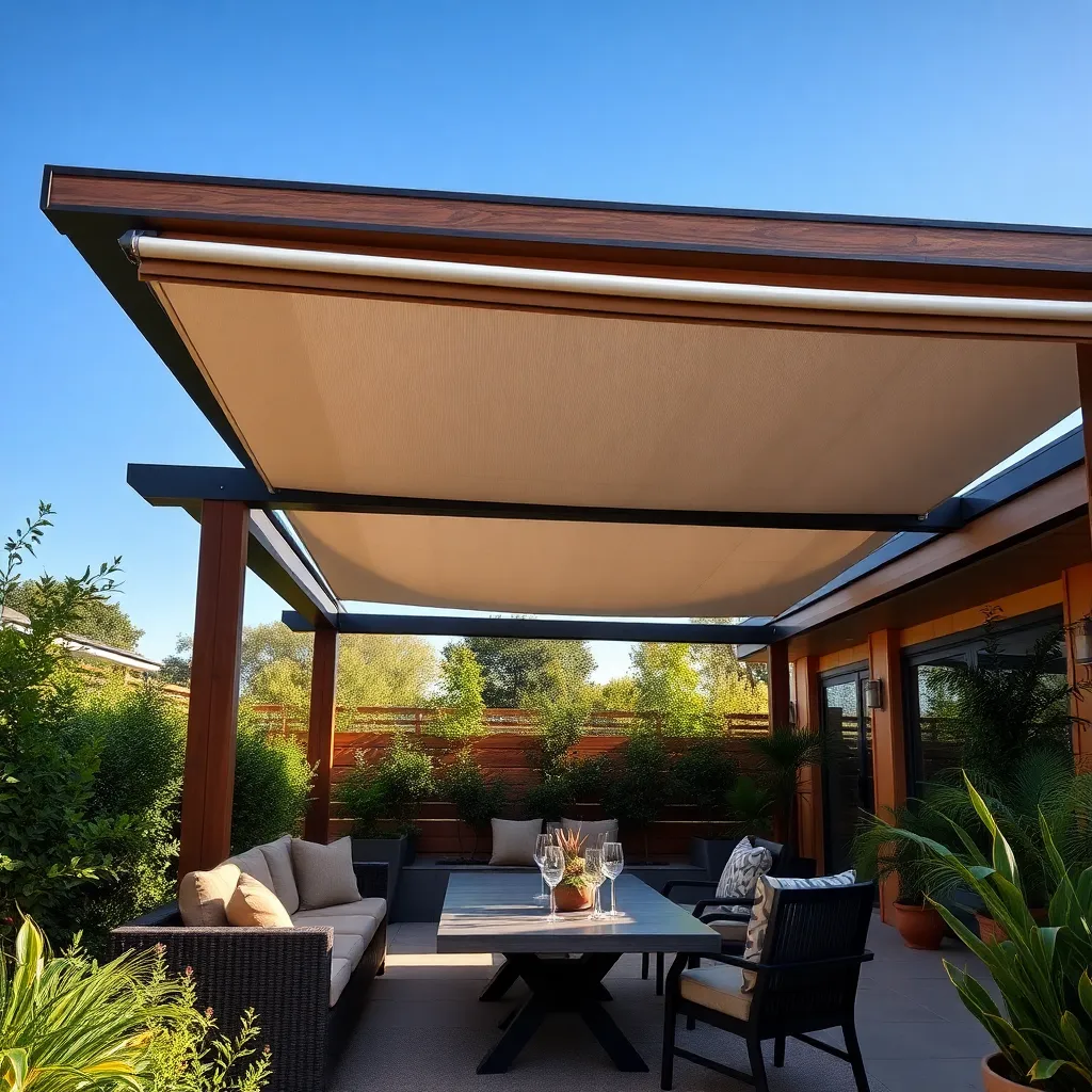 Incorporate Retractable Shade Awnings