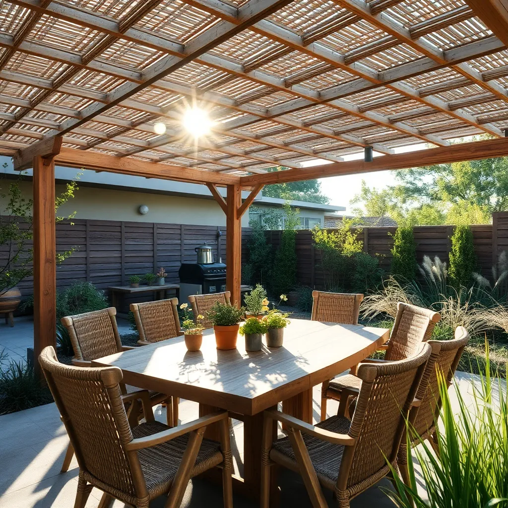 Eco-Friendly Pergola Materials