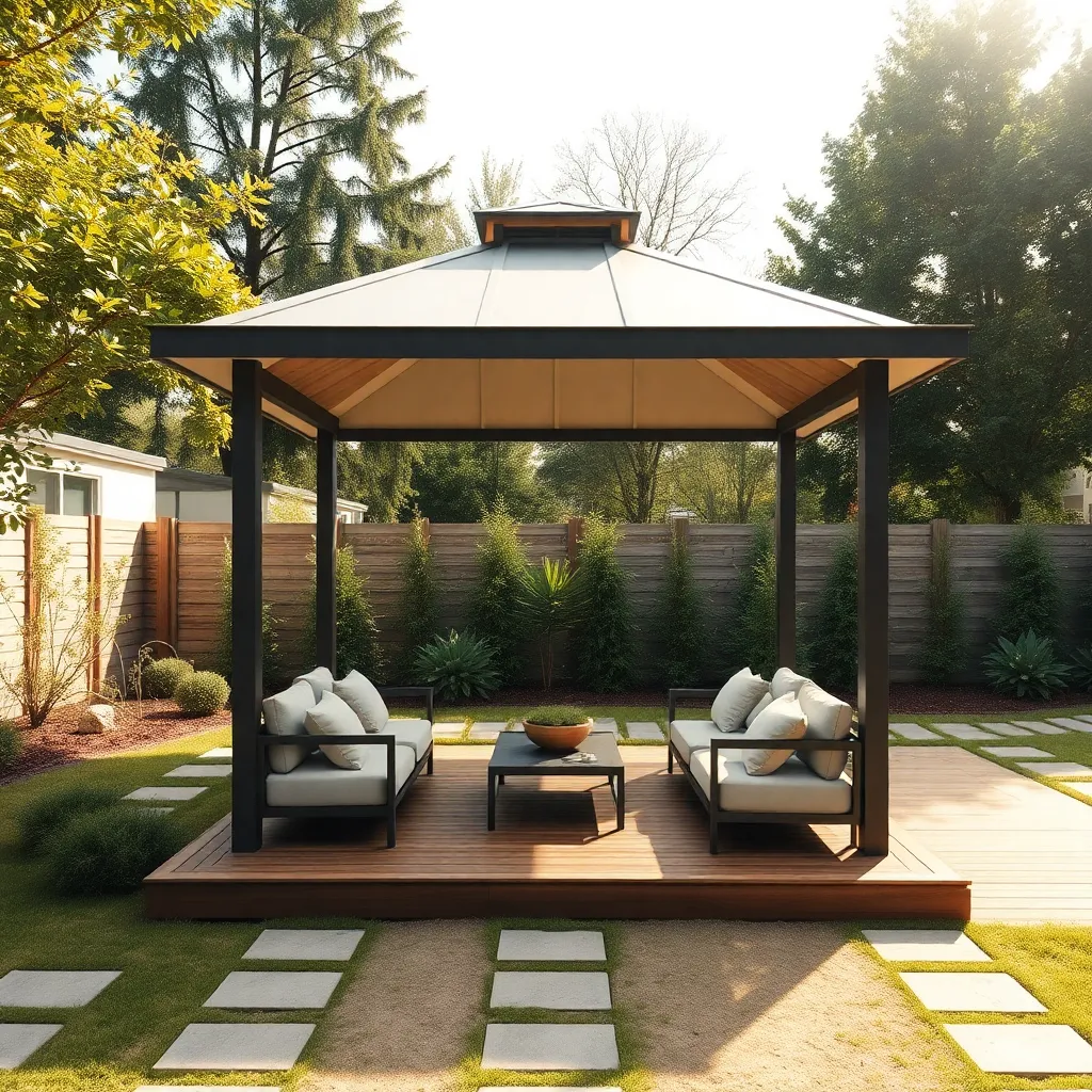 Opt for Minimalist Gazebo Designs