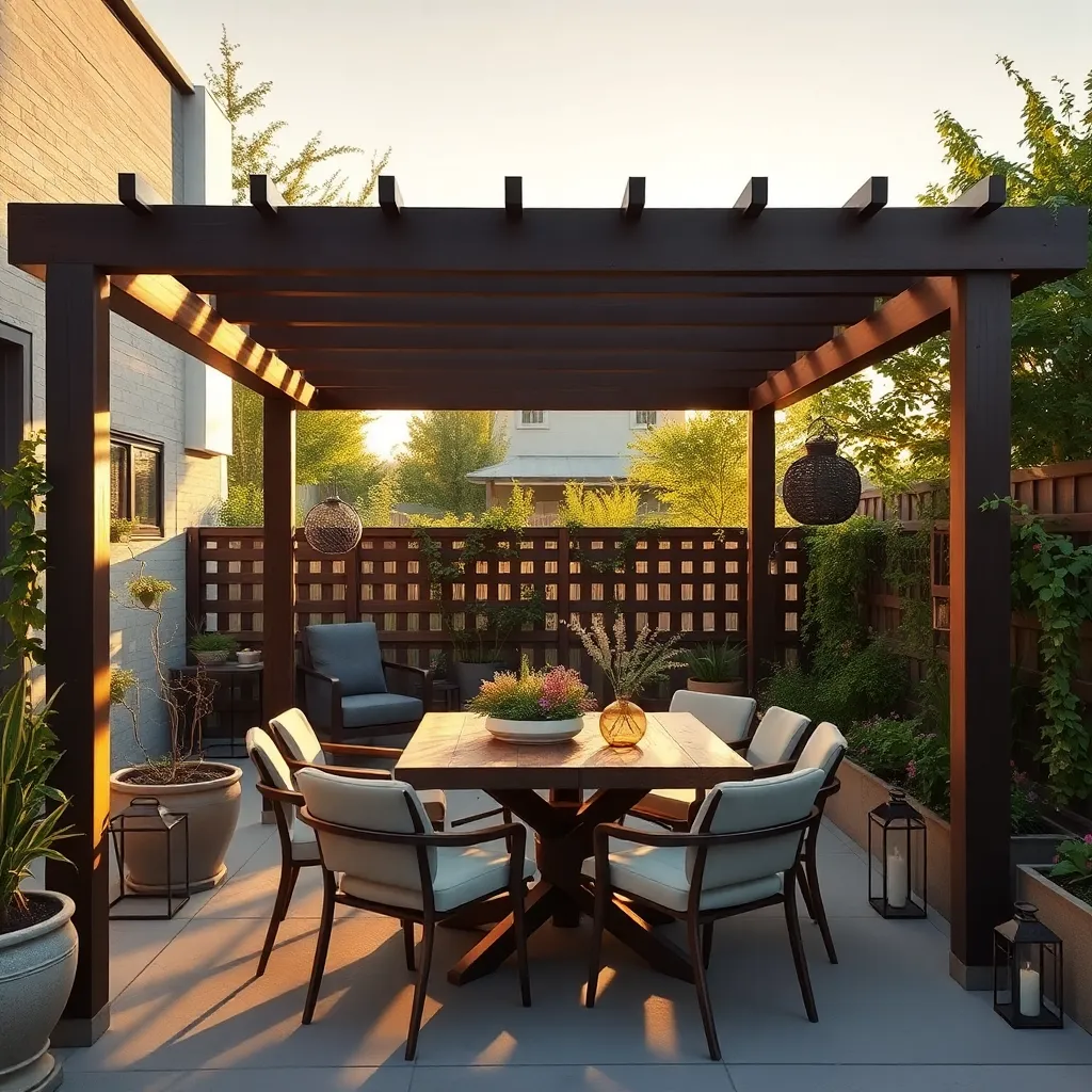 Space-Saving Pergola Solutions