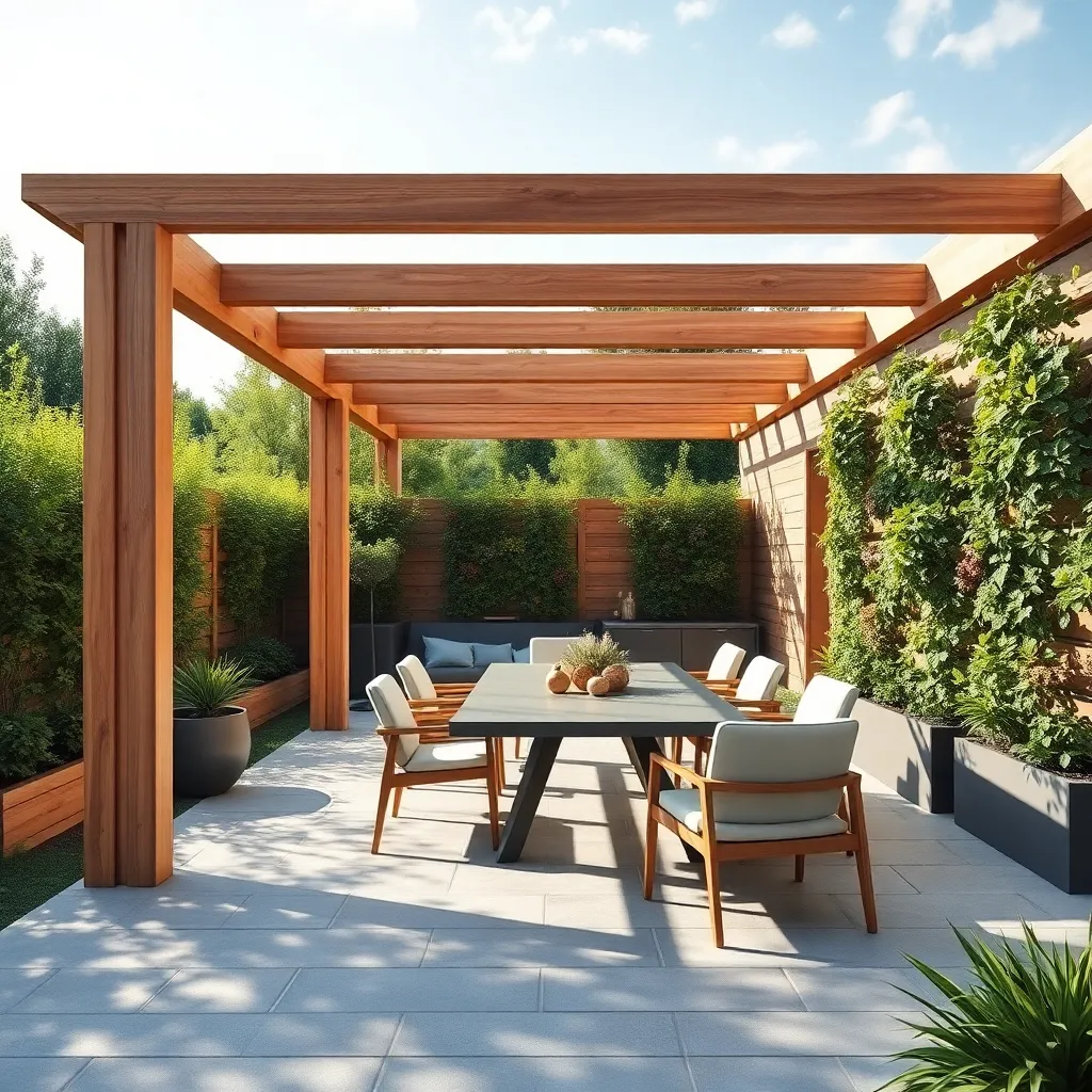 Utilize Vertical Gardens for Privacy
