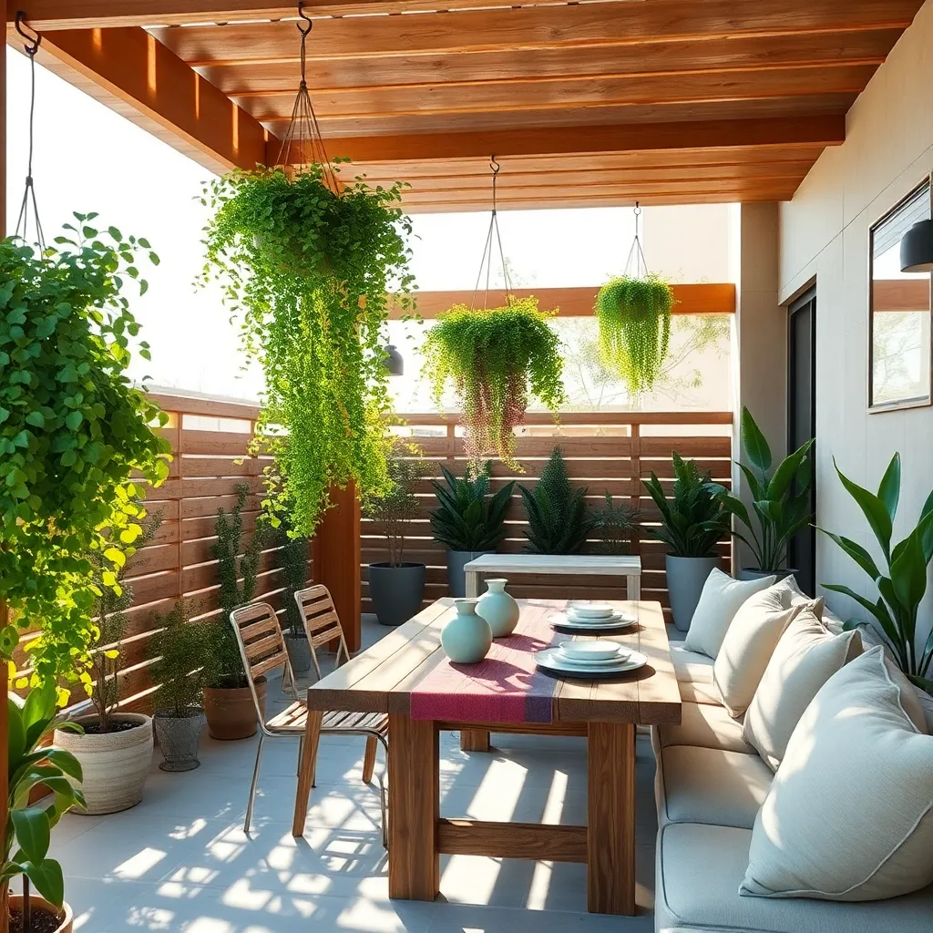 Use Hanging Plants for Aesthetic Appeal