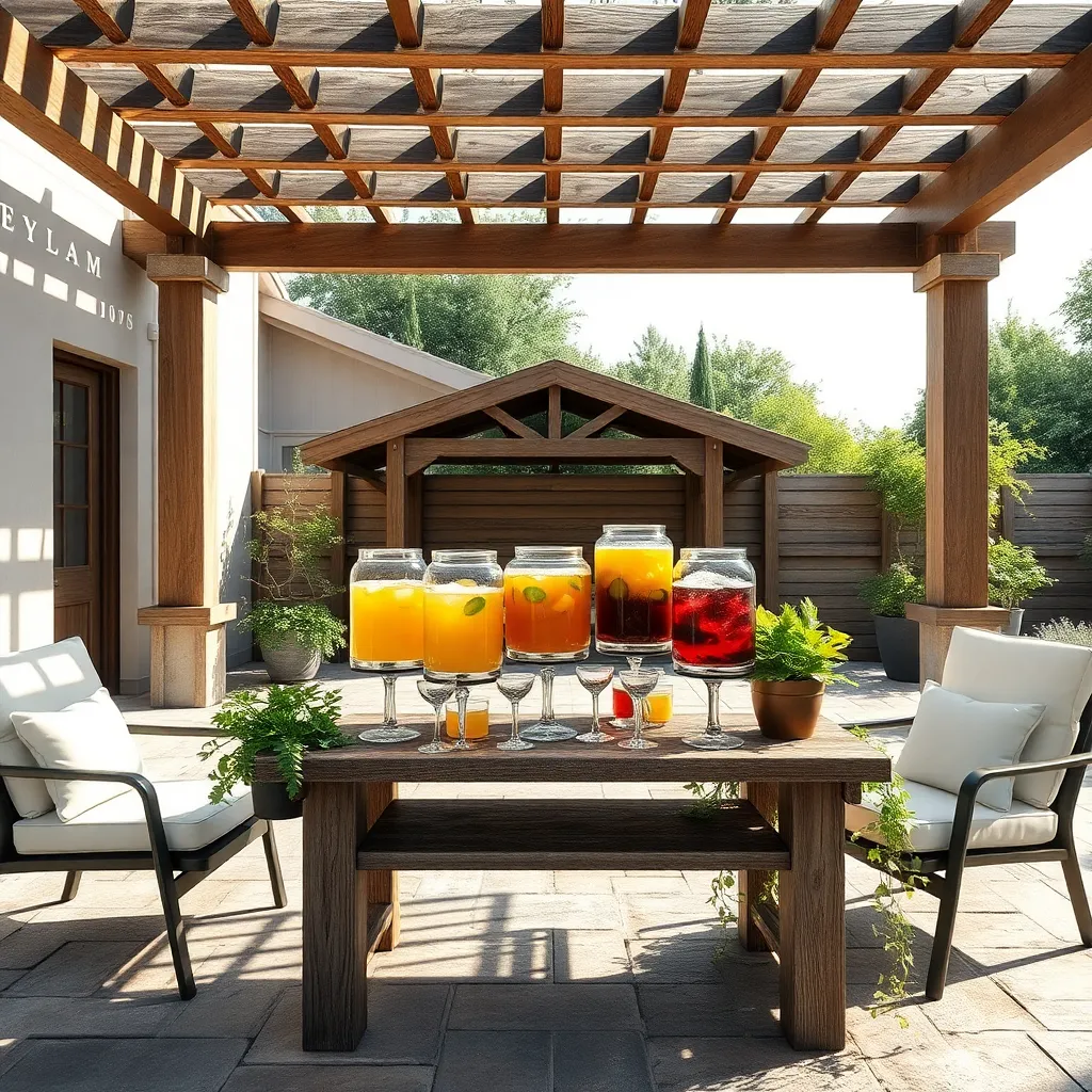 Designate Space for a Beverage Station