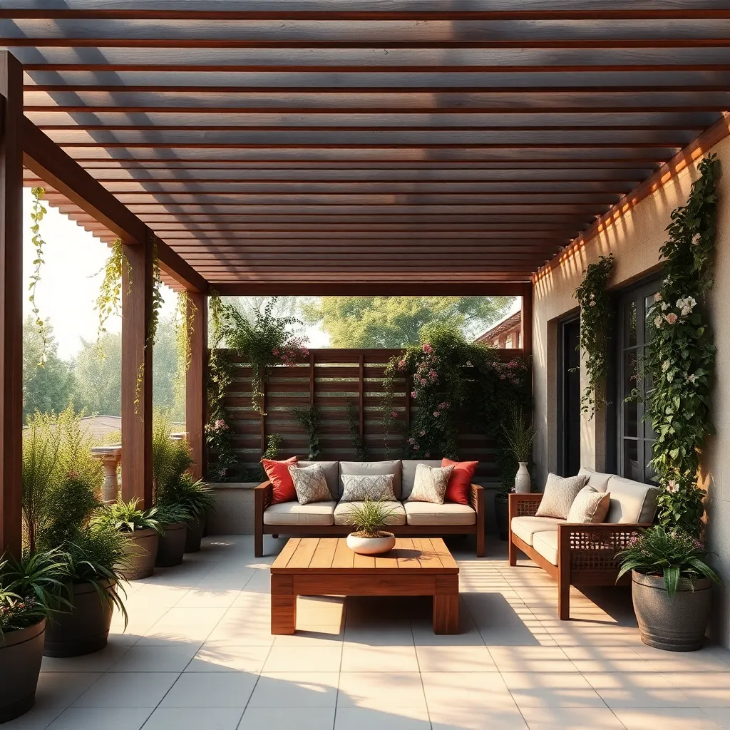 Add Vertical Gardens for Privacy