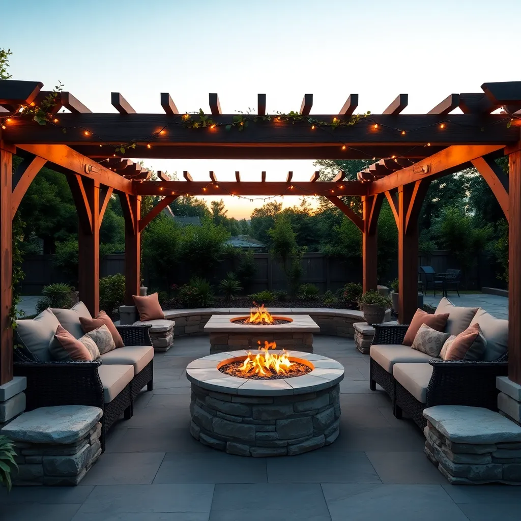 Cozy Fire Pit Seating Areas