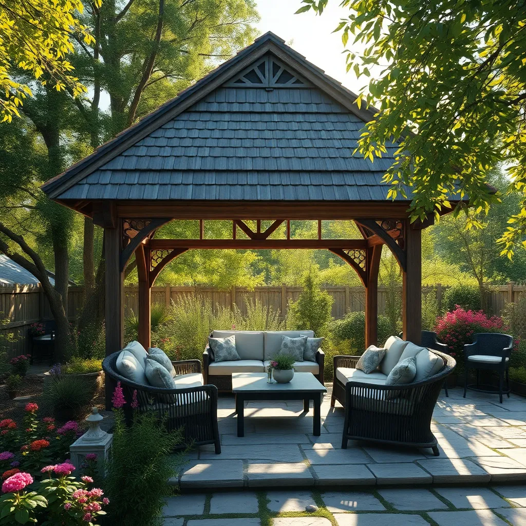 Add Charm with Rustic Gazebos