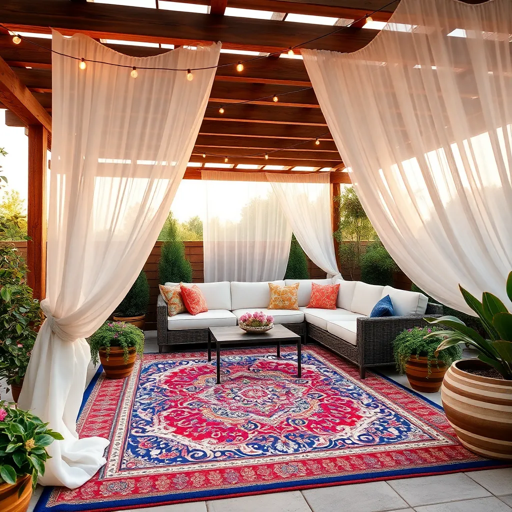Define Space with Outdoor Rugs