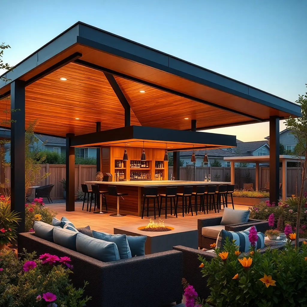 Customizable Outdoor Bar Stations