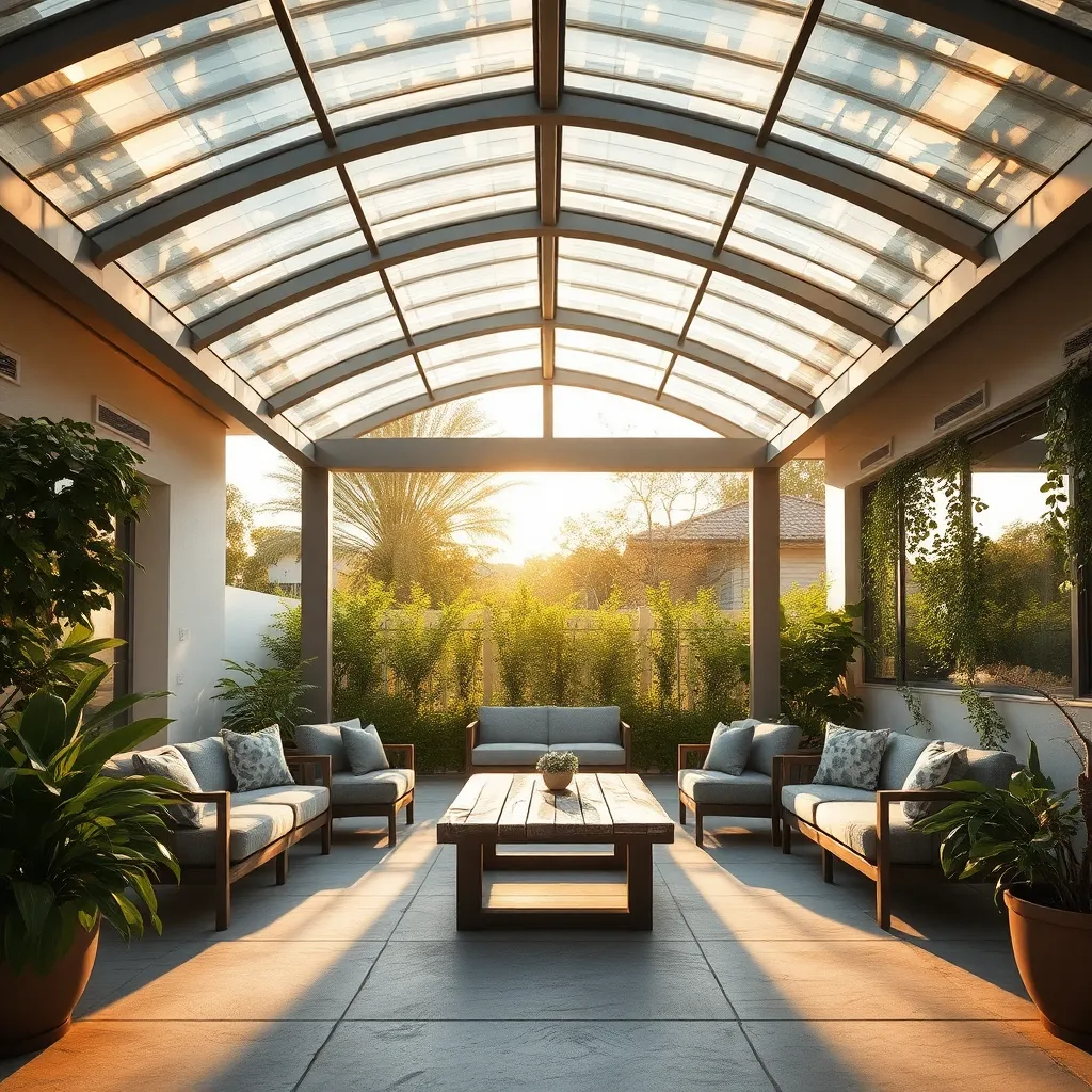 Install Transparent Polycarbonate Panels