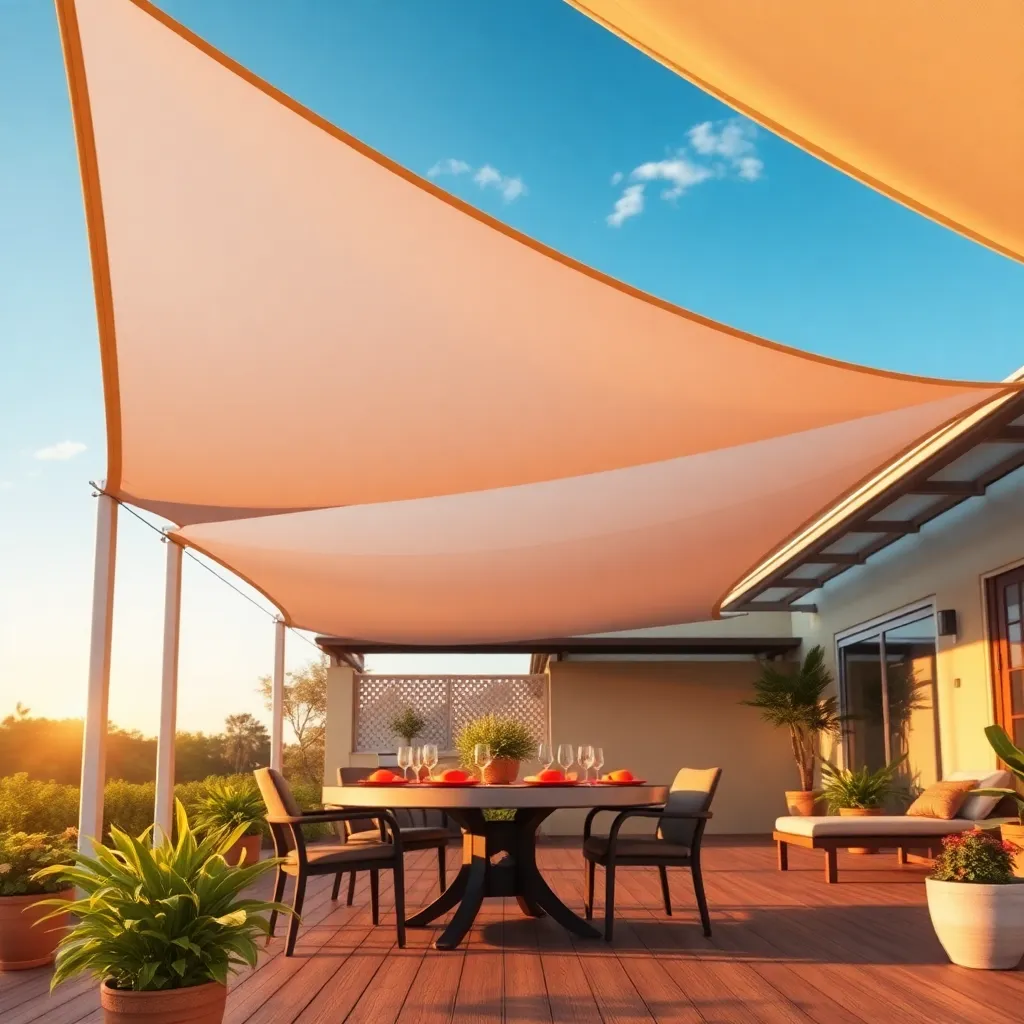 Choose Tensioned Shade Sails