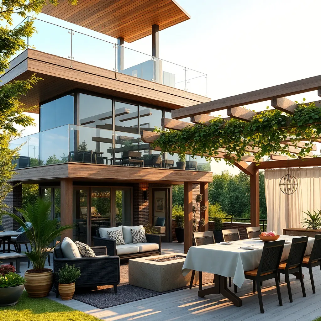 Design Multi-Level Deck Spaces