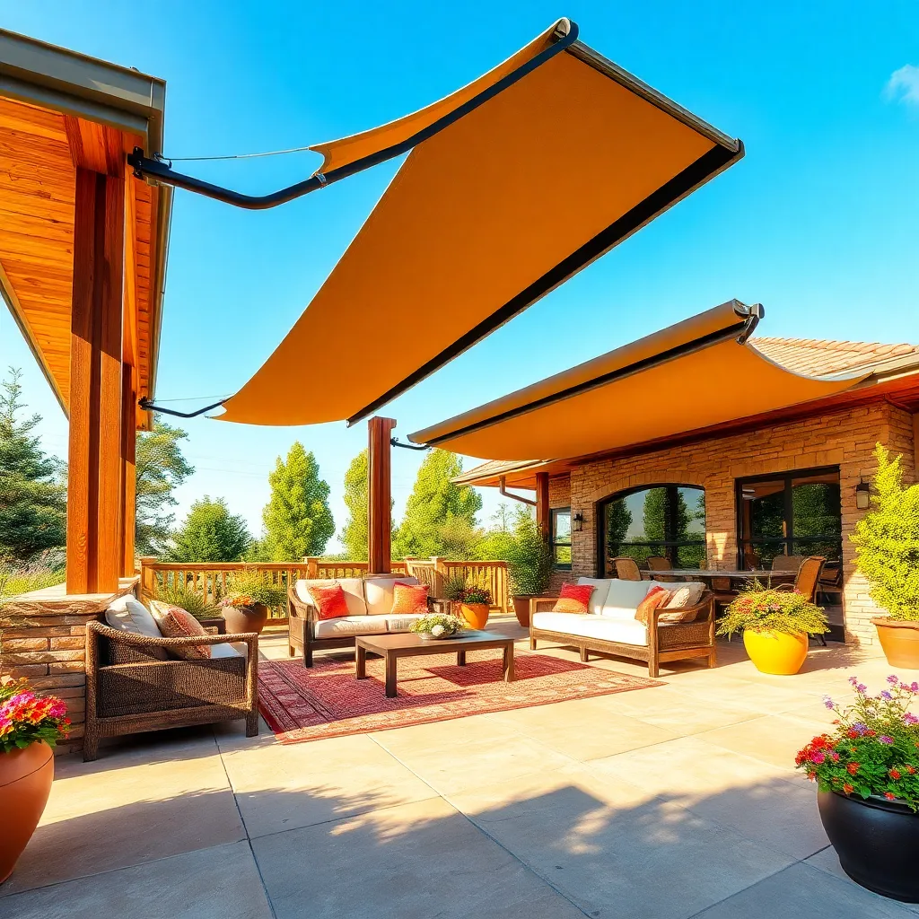 Add Retractable Awnings for Shade