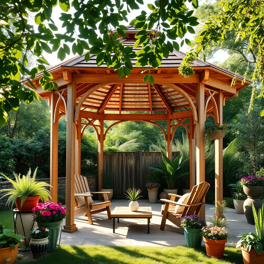 Delineate Spaces with Potted Plants