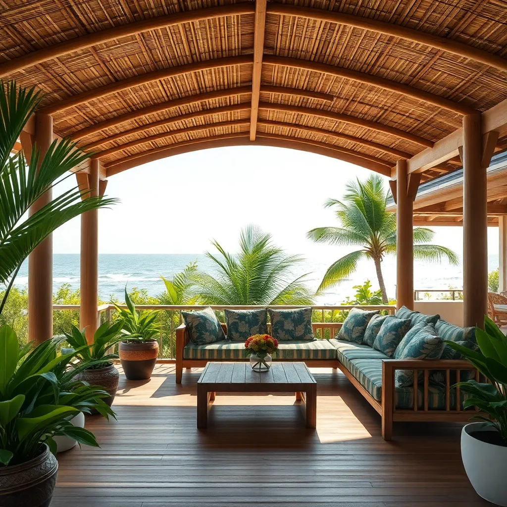 Utilize Bamboo for a Tropical Vibe
