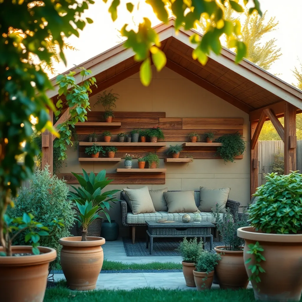 Add Floating Shelves for Plants