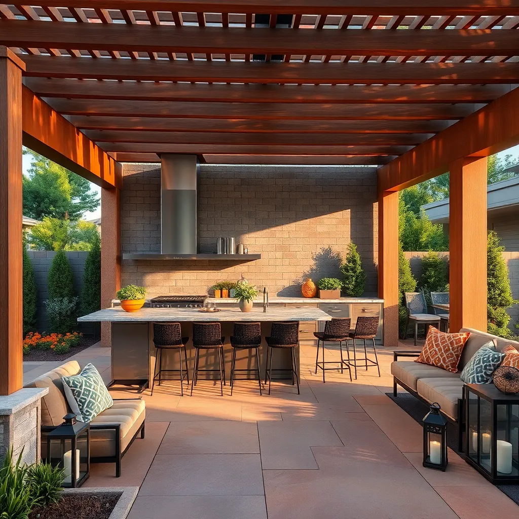 Add a Freestanding Outdoor Kitchen