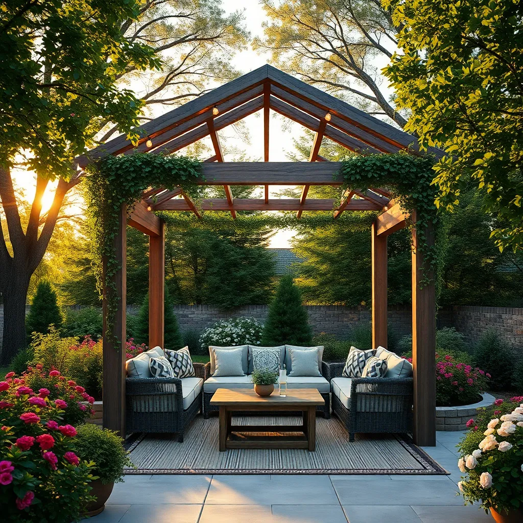 Install Freestanding Pergola Structures