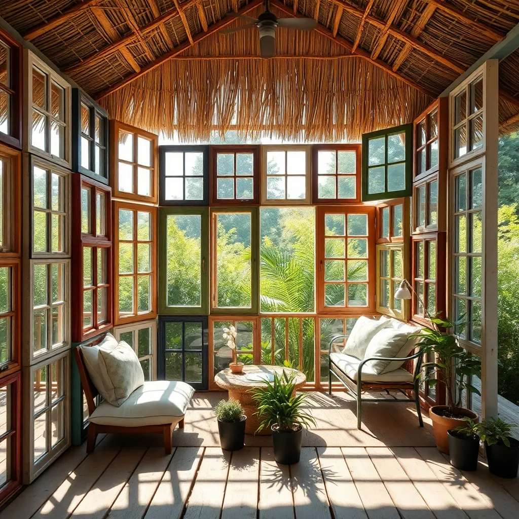 Incorporate Upcycled Windows for Light