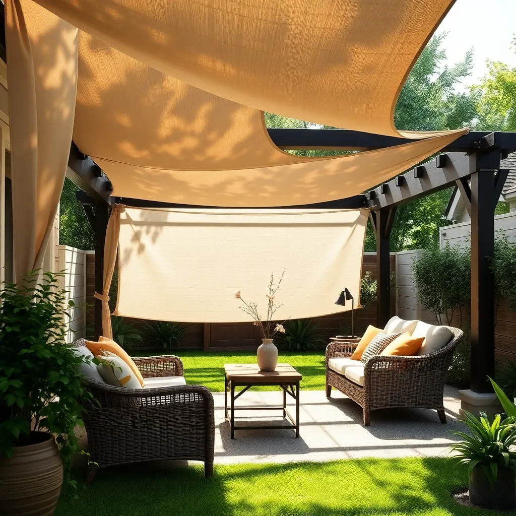 Create Shade with Sail Canopies