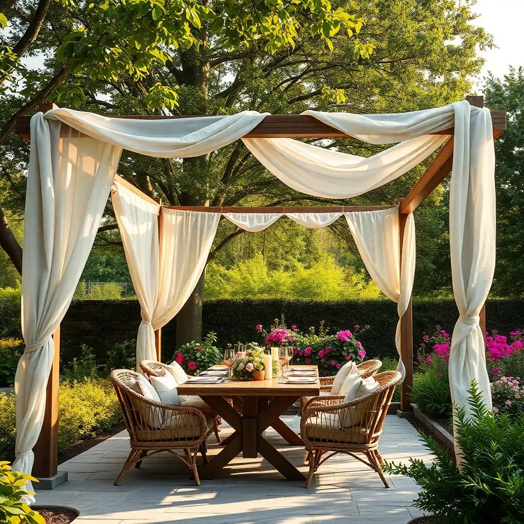 Craft a Canopy With Fabric Drapes