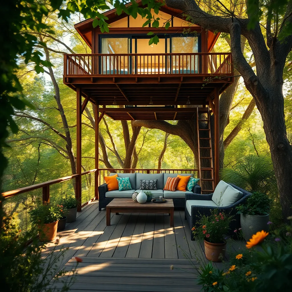 Build Elevated Treehouse Retreats
