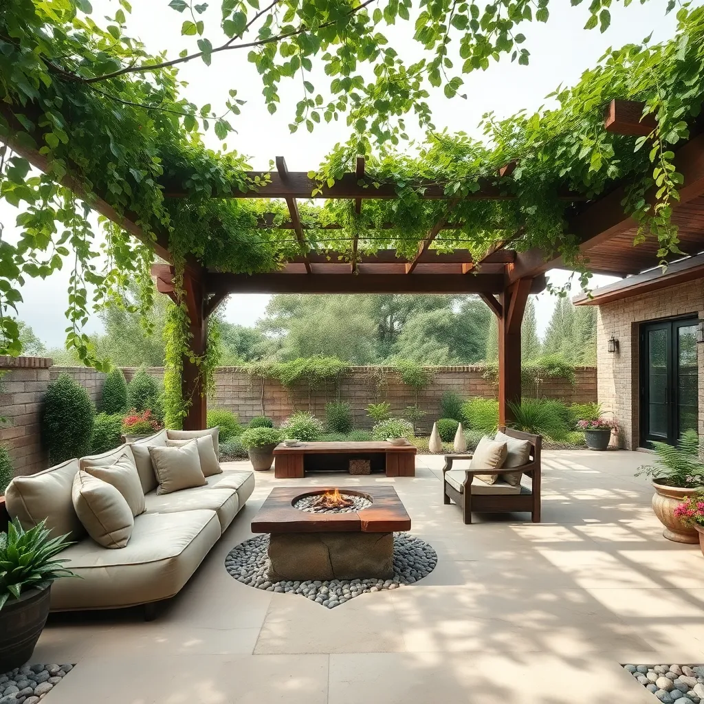 Create Natural Canopy Lounge Areas