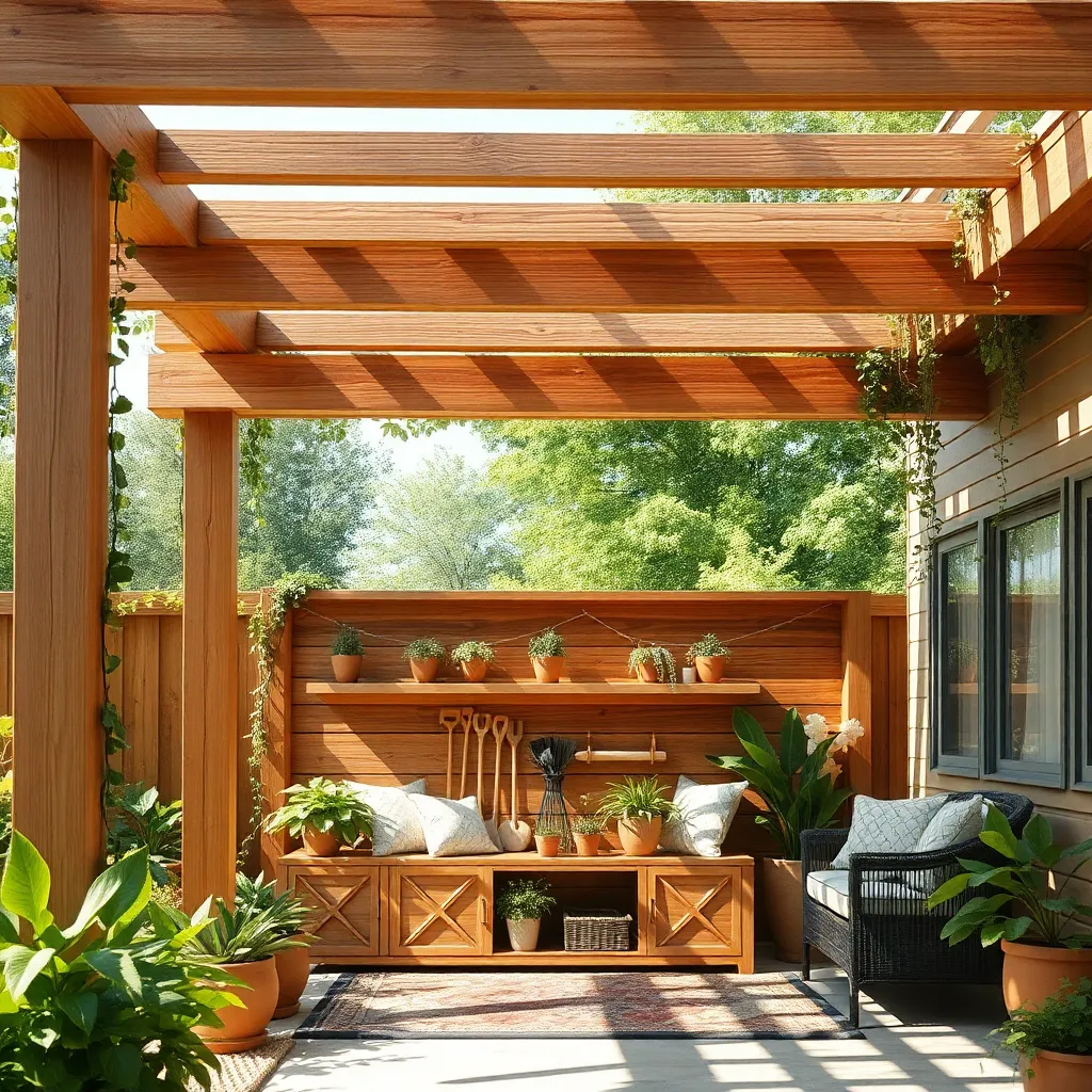 Decorative Storage Under Decks
