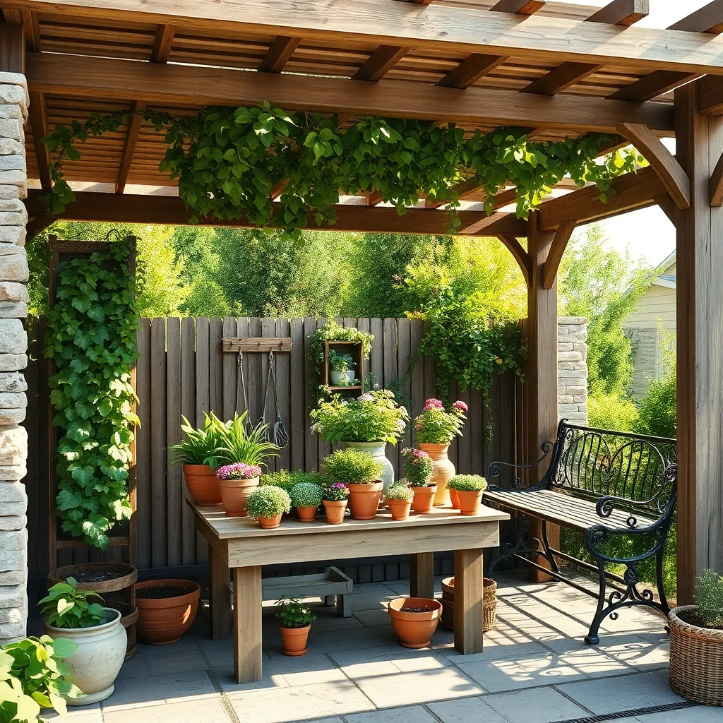 Designate a Potting Station Area